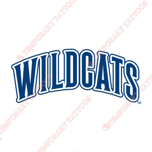 Villanova Wildcats Customize Temporary Tattoos Stickers NO.6819